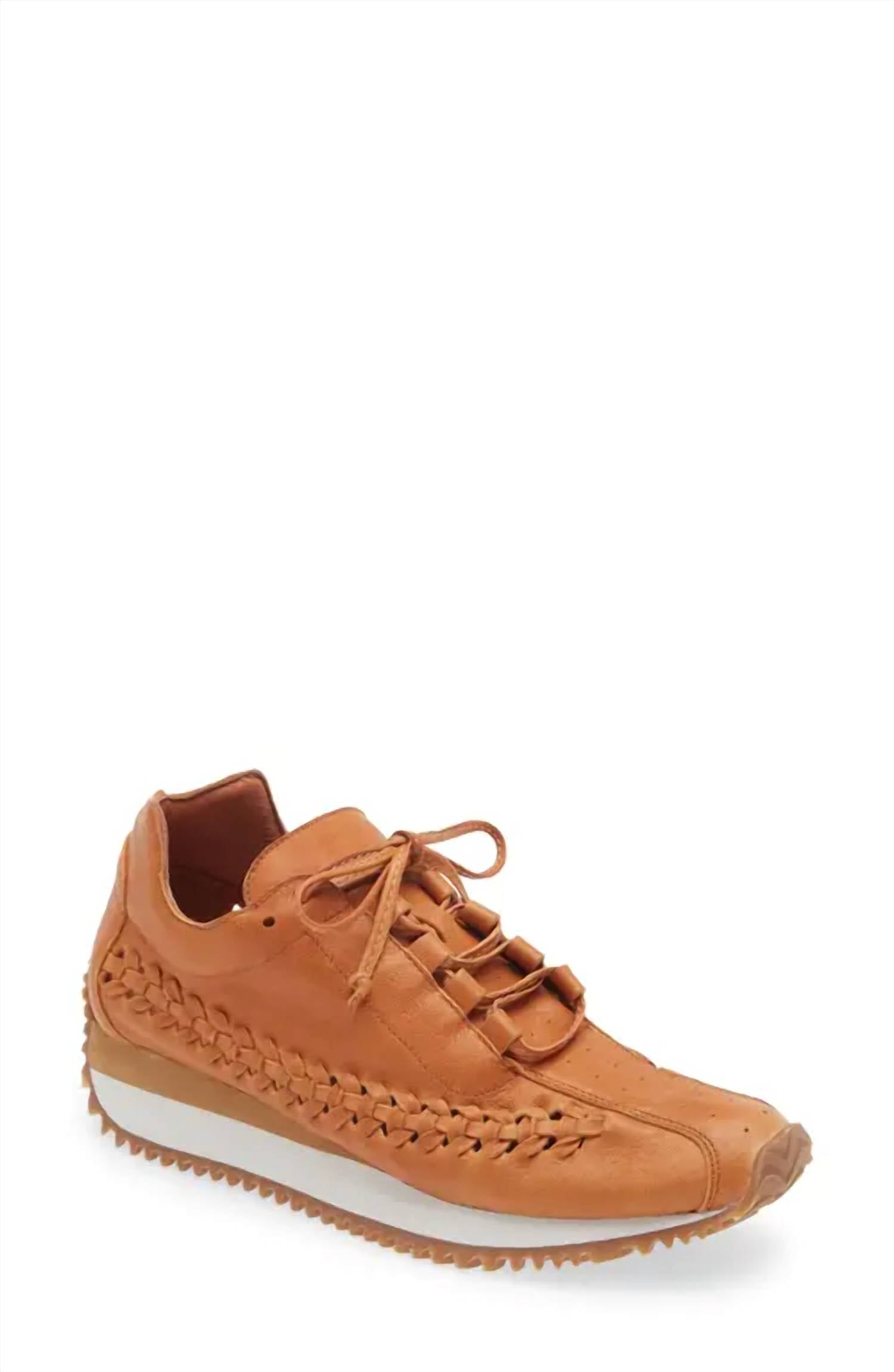 CHOCOLAT BLU Women's Move Seville Sneakers in camel - women's sneaker - detail view