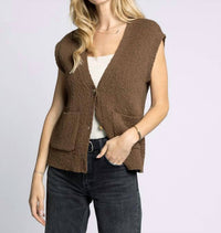 Thread & Supply Emma Cardigan in coffee bean - women's cardigan