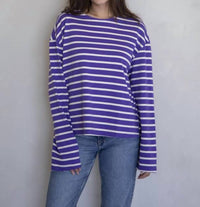 Things Between - Keller Stripe Long Sleeve Stripes Tee