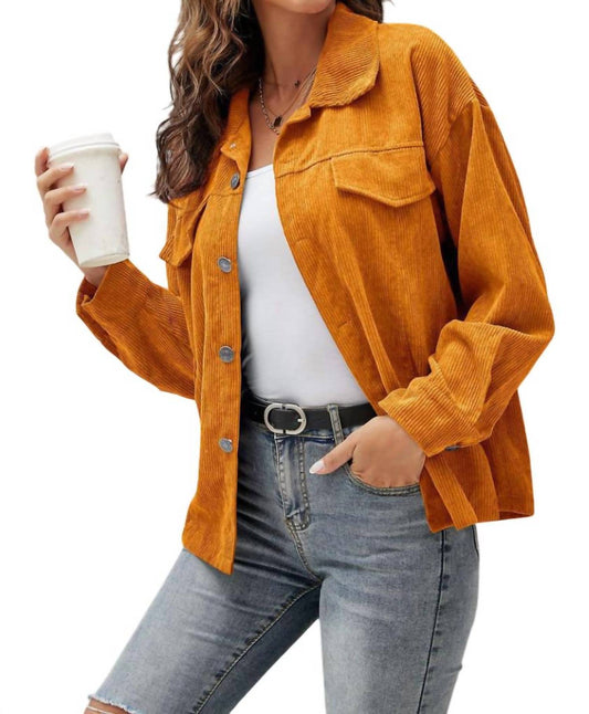 Shirley Stone - Corduroy Shacket