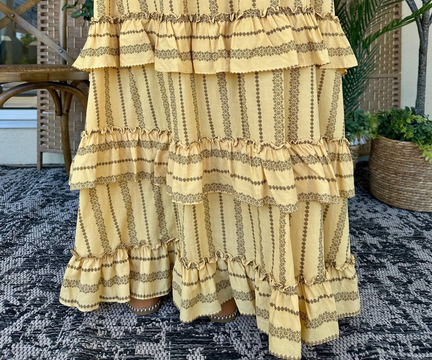Mittoshop - Take Me To The Rodeo Honey Maxi Skirt