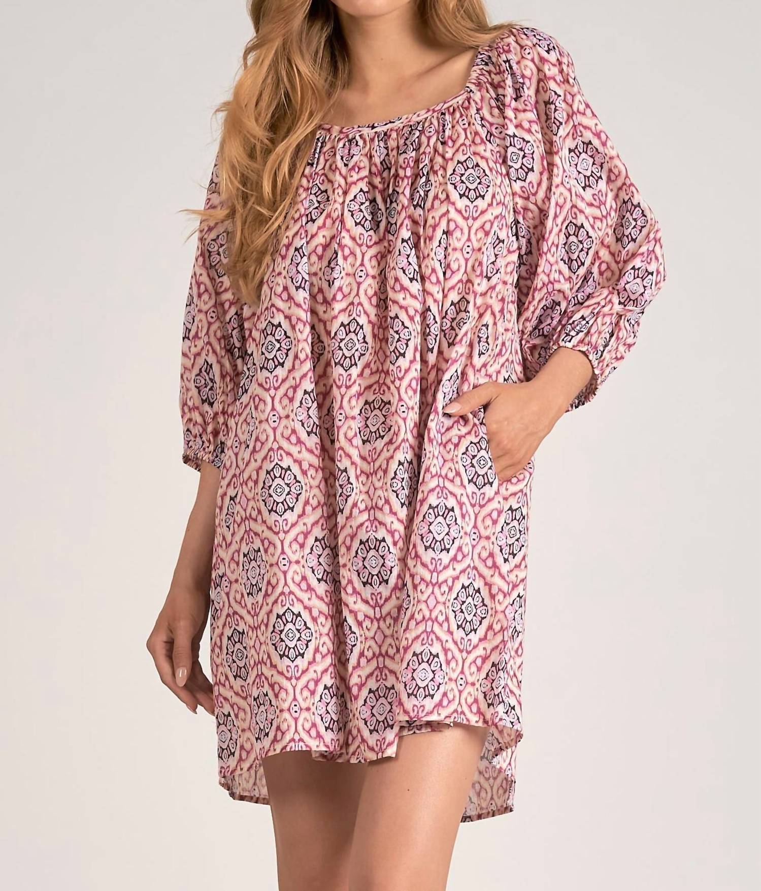 Elan - IKAT PRINT DRESS