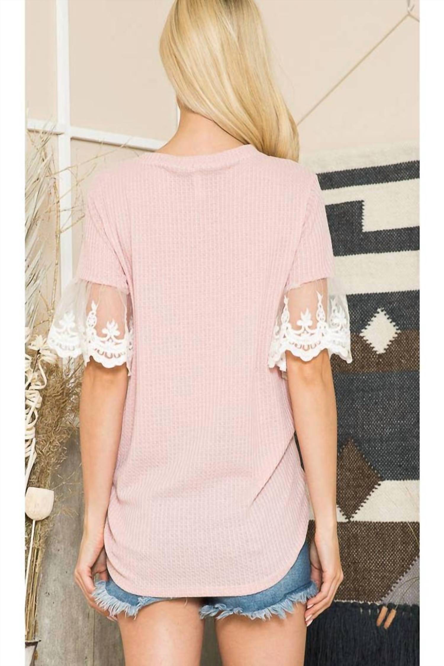 Magic Fit - Tunic With Lace Sleeve