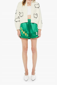 Mother - The Cropped Raquette Cardigan