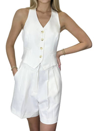 The Workshop - Business As Usual Halter Short Set