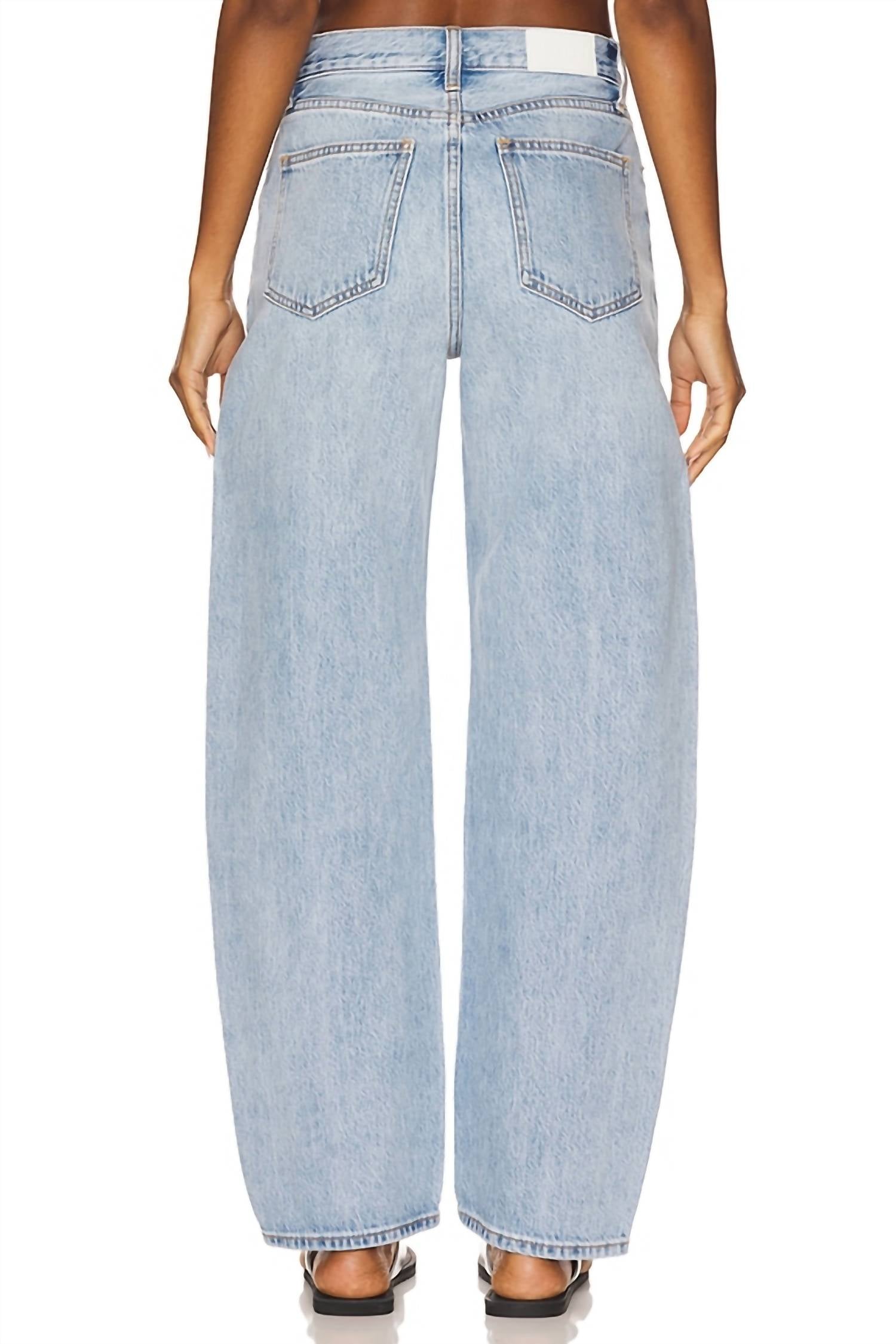 Pistola - Wes High Rise Barrel Jeans