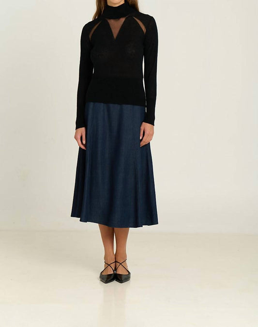 Sita Murt - Intarsia High Neck Sweater