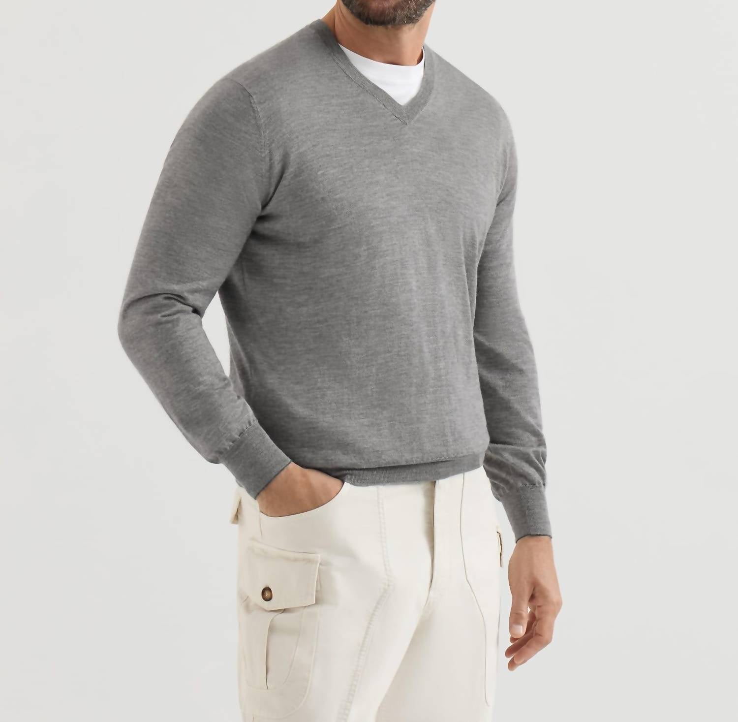 Brunello Cucinelli - Cashmere V-Neck Sweater