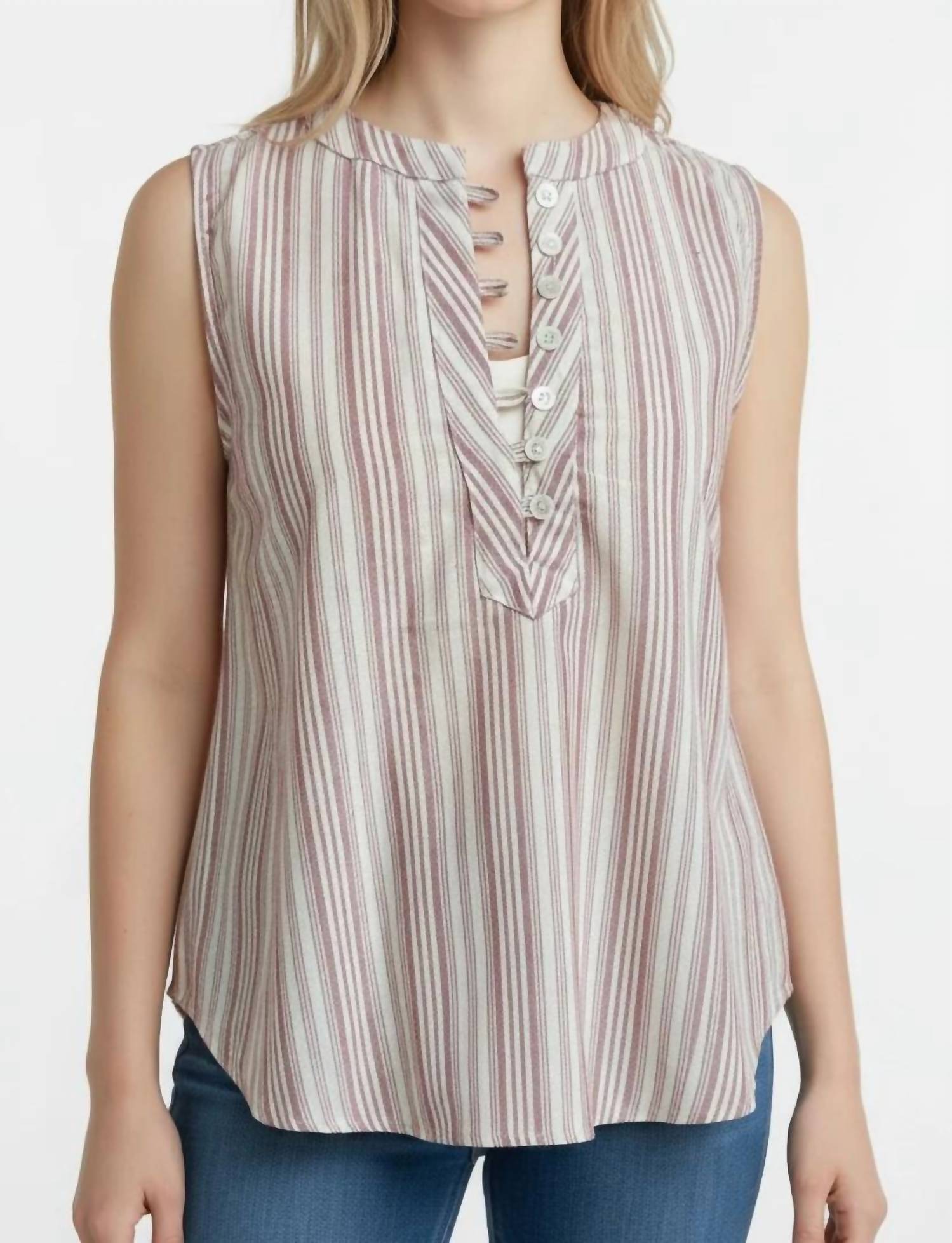 Dylan - Sleeveless A-line Top