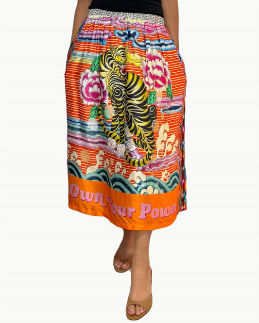 Me369 - Rosalee Printed Skirt