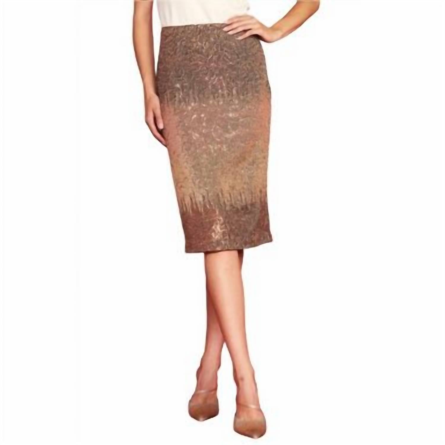 Skies Are Blue - Ombre Sequins Pencil Skirt