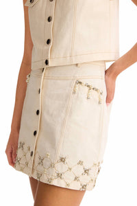 0 Limit Fashion - Rhinstone Harper Skirt