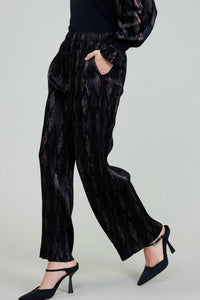 Current Air - Elasticized Waist Long Wide-leg Pants