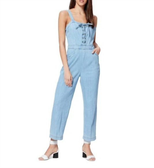 Paige - November Lace Up Crop Jumpsuit