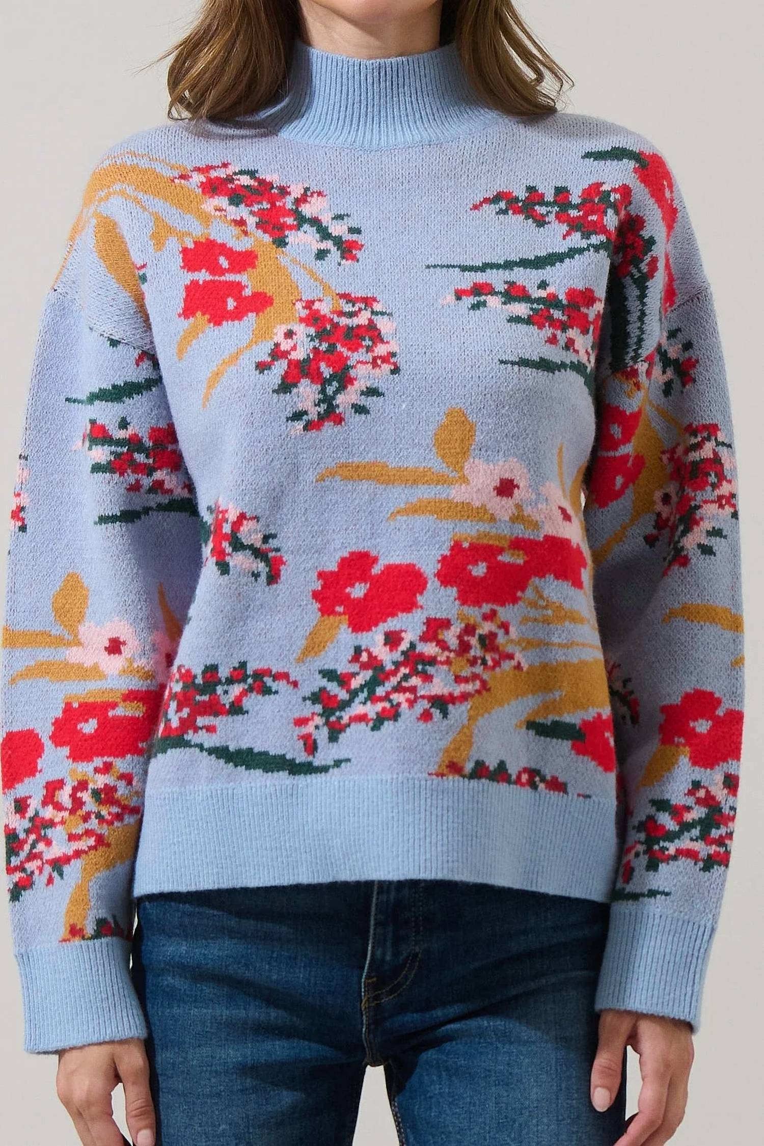 Sugarlips - Wildflower Whisper Floral Sweater