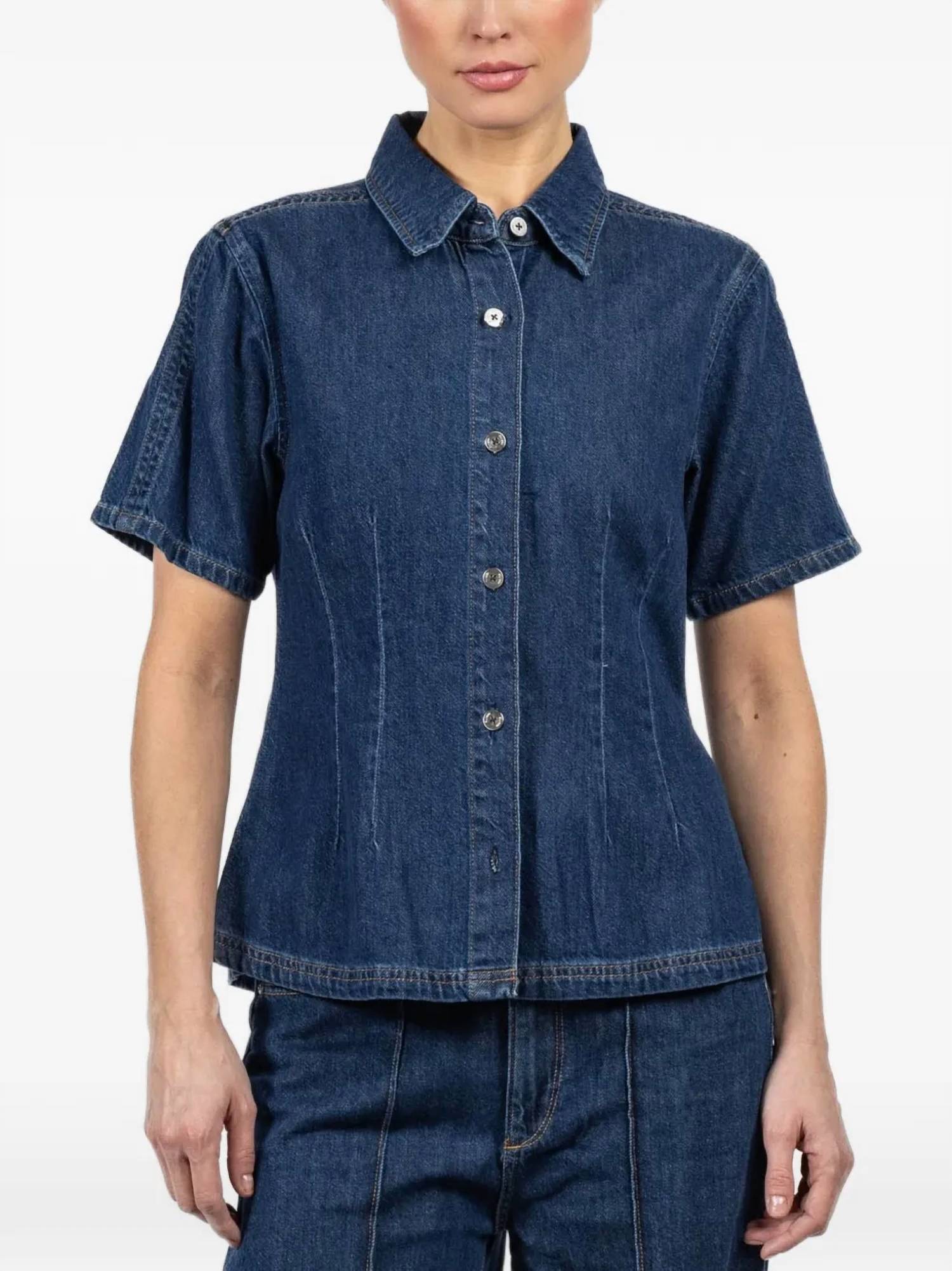 Dl1961 - Women'S - Joice Short Sleeve Denim Shirt