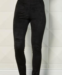Vegan Leather/Suede Pant
