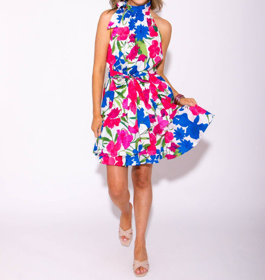 Sugarlips - Women's The Bloom Pop Mini Halter Dress