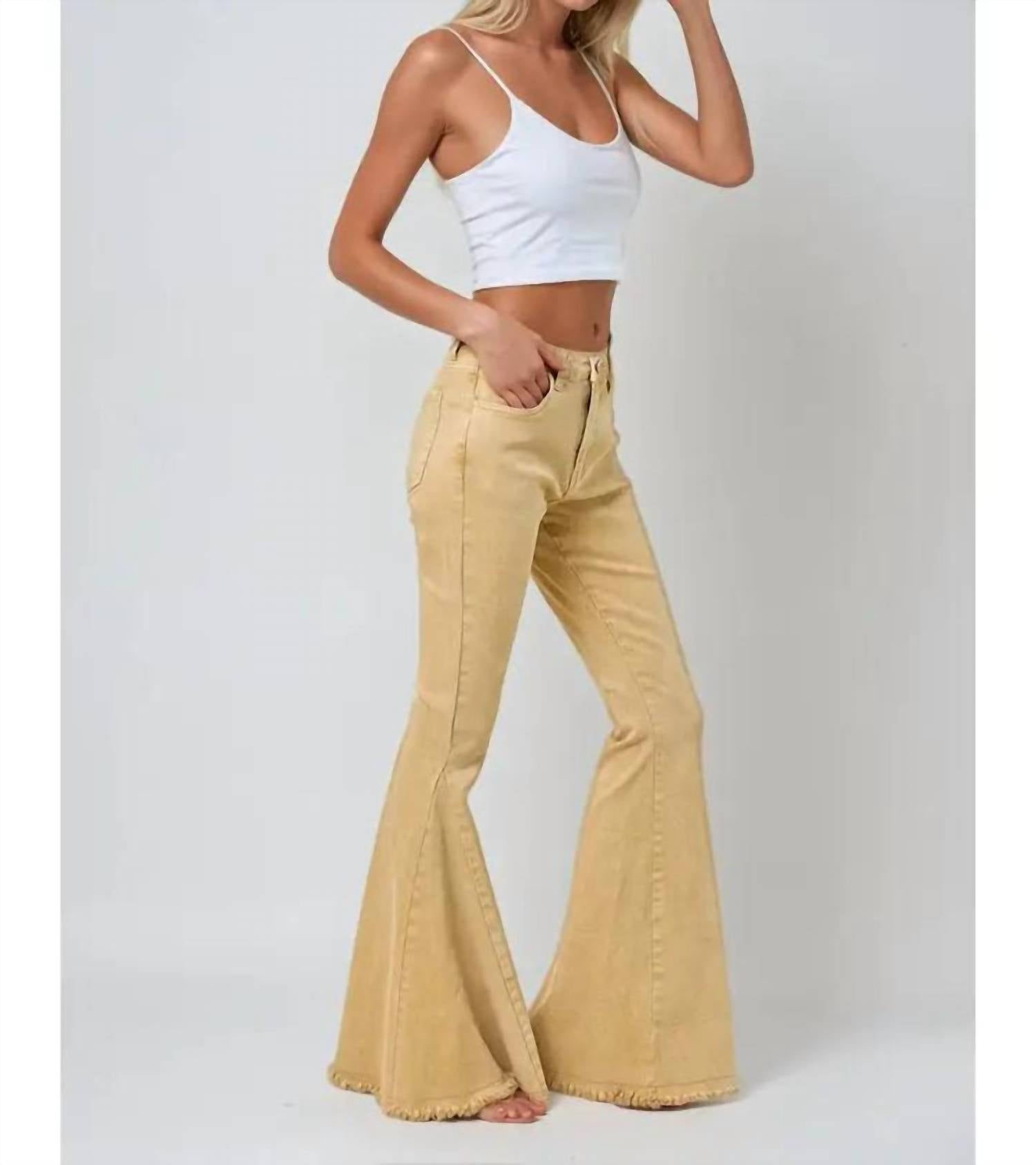 Wisteria Lane - Retro-inspired Style Flare Jeans