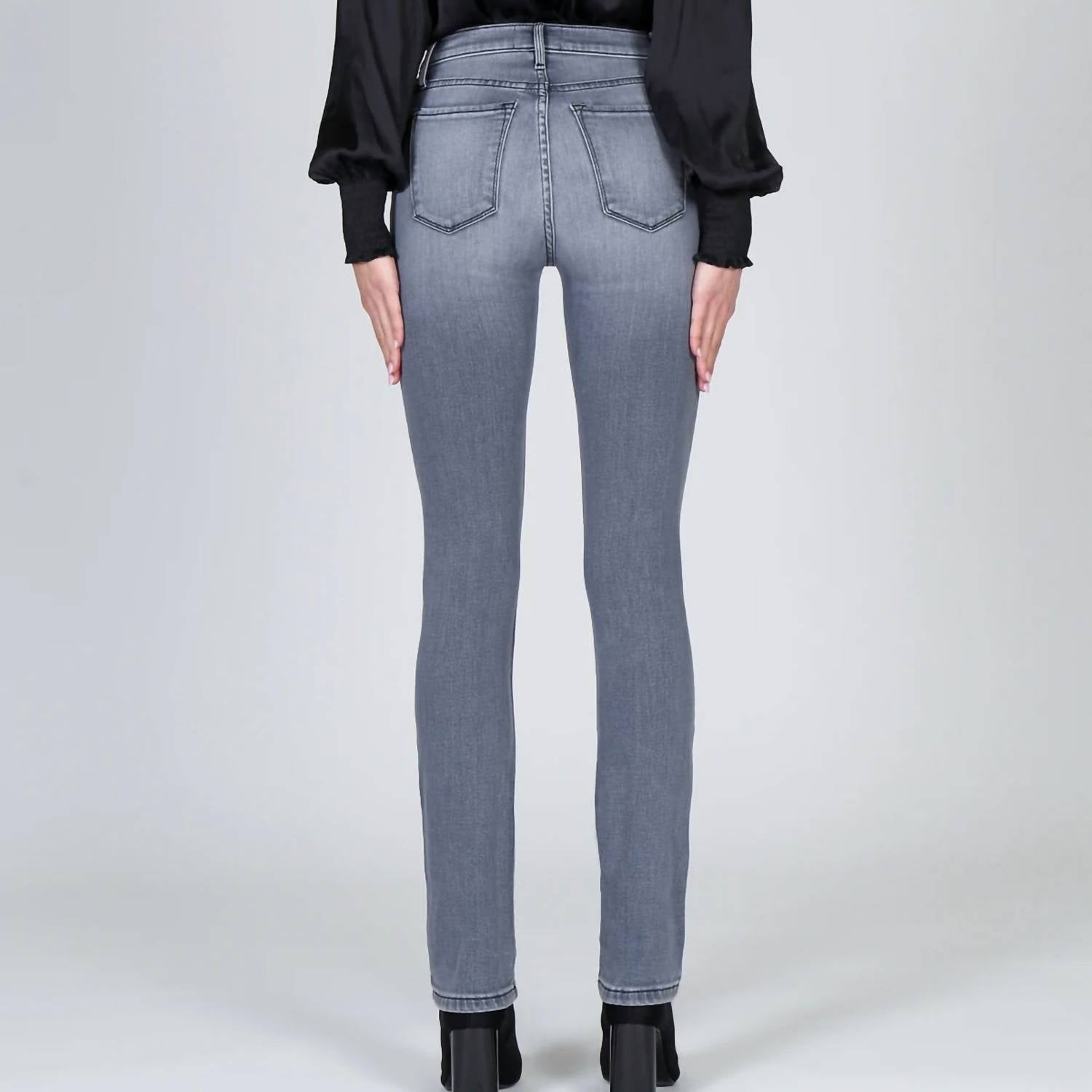 BLACK ORCHID Megan Slim Straight Jean in all night long - women's jeans - alternate view