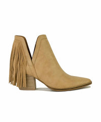 Beast Fashion - Women's Fringe Booties