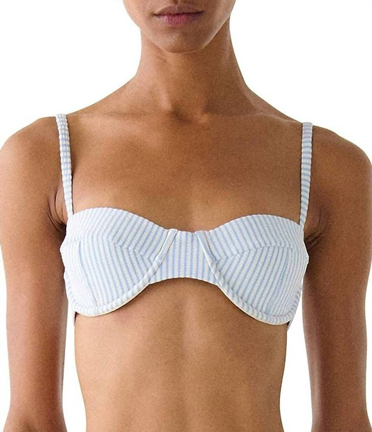 Kate Spade - Seamed Underwire Bra Bikini Top & High Cut Bikini Bottom Set