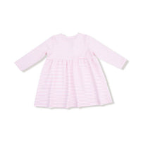 ANGEL DEAR Kid's Big Sis Long Sleeve Play Dress in pink - kids' dress - detail view