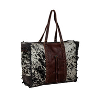 Myra Bag - Women's Cross Stitched Weekender Bag