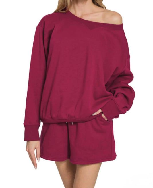 Zenana - Two Piece Fleece Loungewear Set