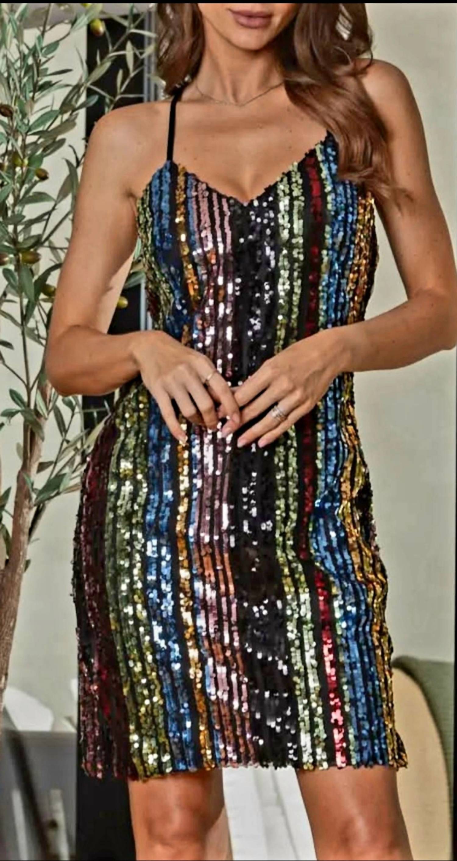 Zoey - Sequin Sleeveless Mini Dress