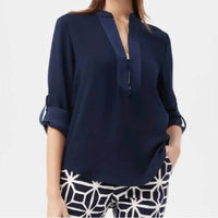 Trina Turk - Kaiko Half Zip Tunic Top