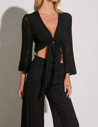 Elan - Tie Front Top