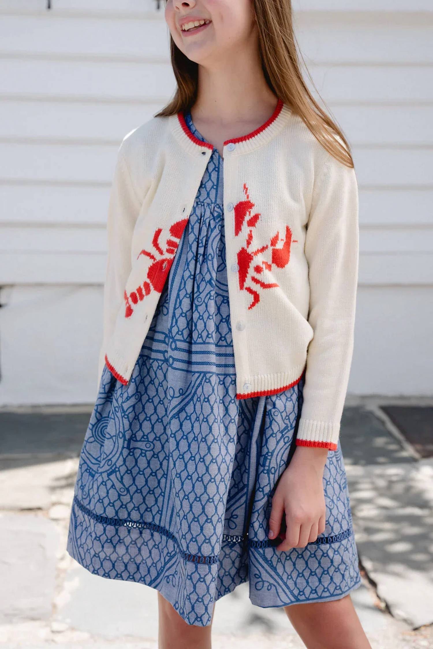 Briton Court - Evelyn Lobster Cardigan