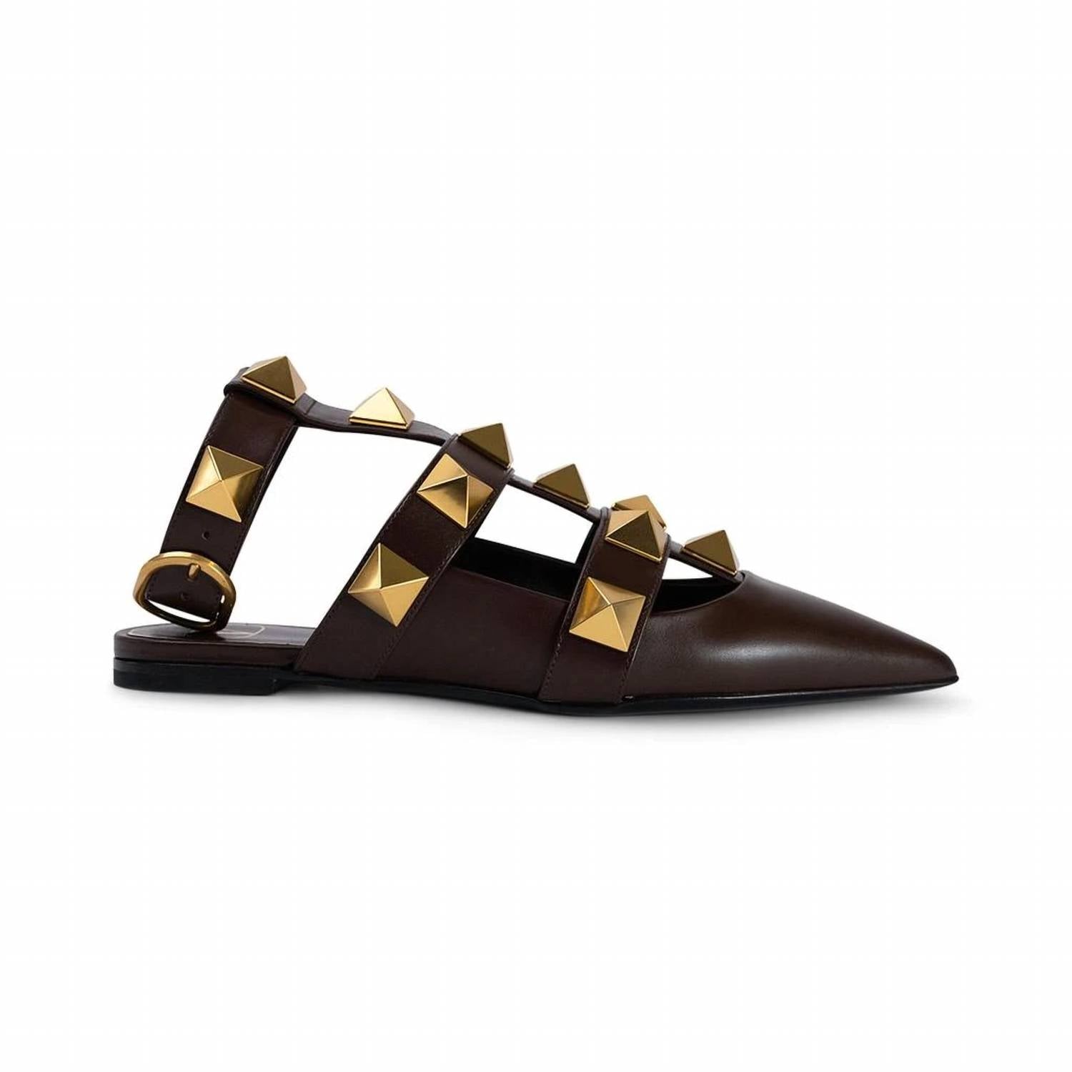 Valentino - Women's Rockstud Detail Pointed Toe Pumps