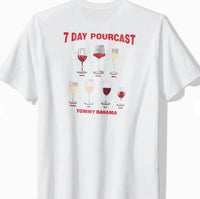 TOMMY BAHAMA Men's Seven Day Pourcast Short Sleeve T-shirt in white - men's t-shirt - detail view