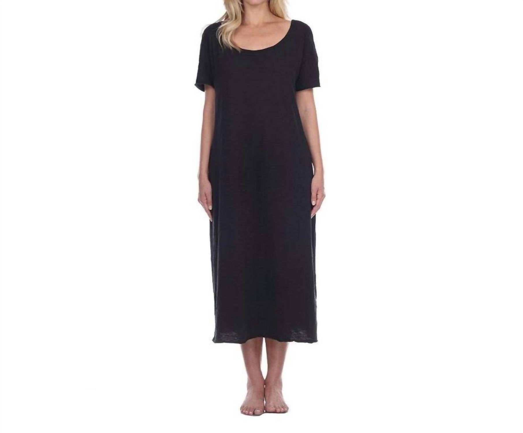Ashley Cotton Short Sleeve Dress with Poetic Quotes and Sayings