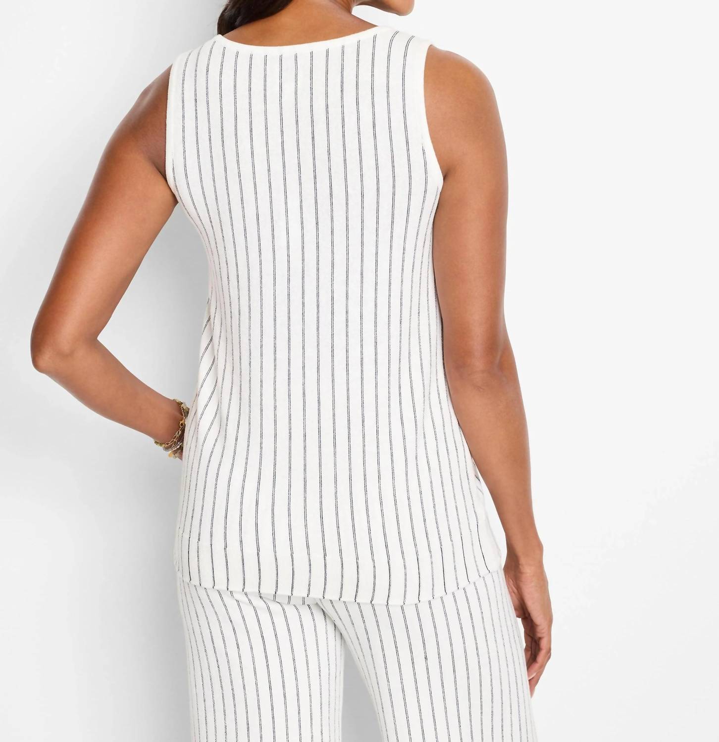 Nic + Zoe - Destination Stripe Knit Tank