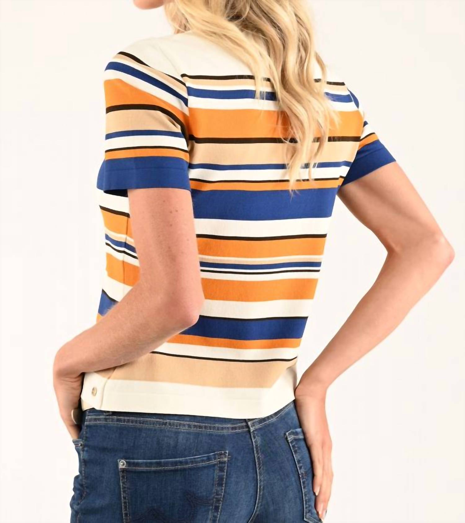 Marc Cain - Rethink Together Striped Sweater