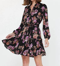 Current Air - Maia Long Sleeve Floral Dress