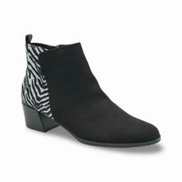 J. Renee - Women's Halsie Zebra Print Booties