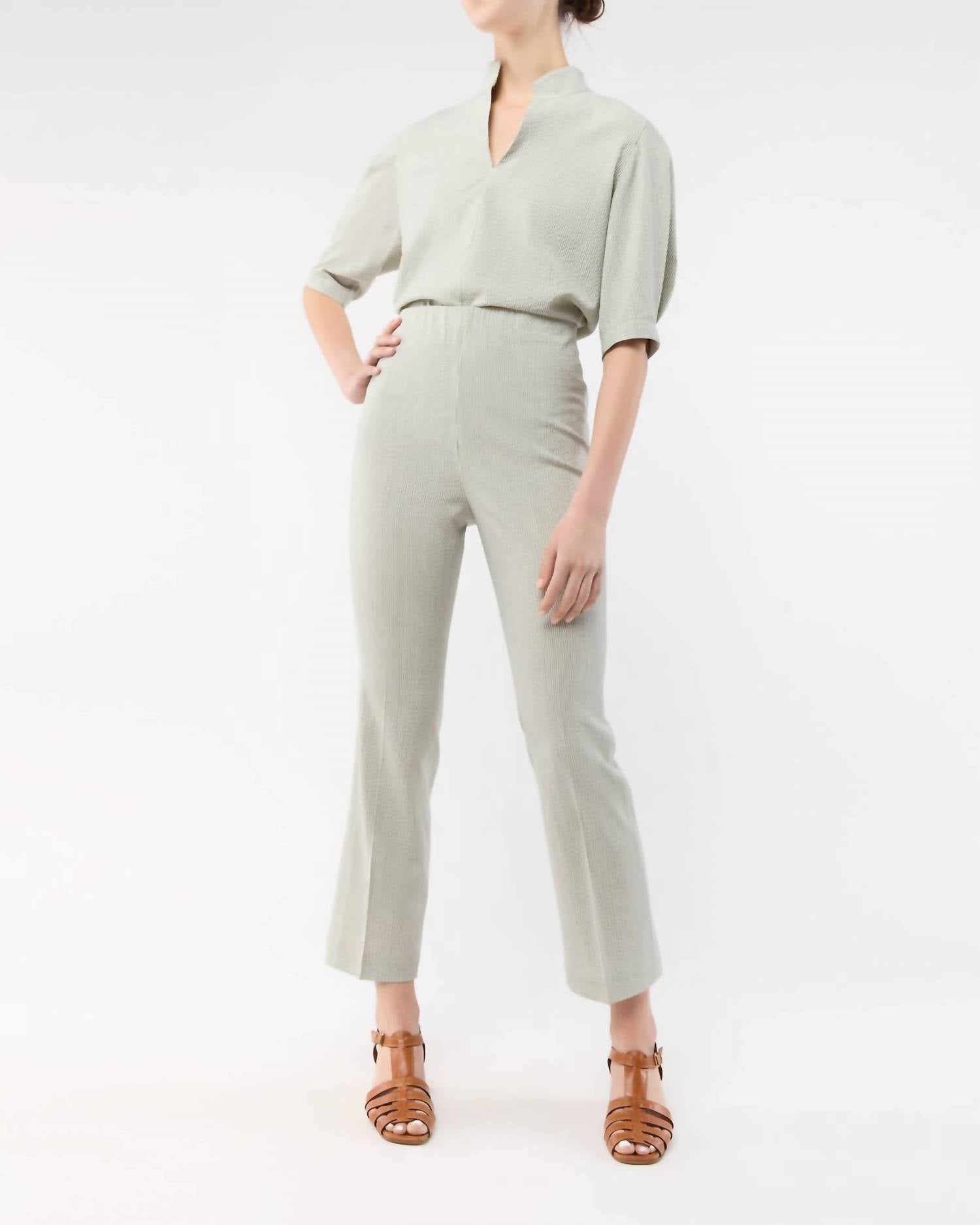 Ann Mashburn - Fayette Flare Cropped Pant