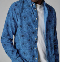 Paul Smith - Tailored-fit Floral Print Corduroy Shirt