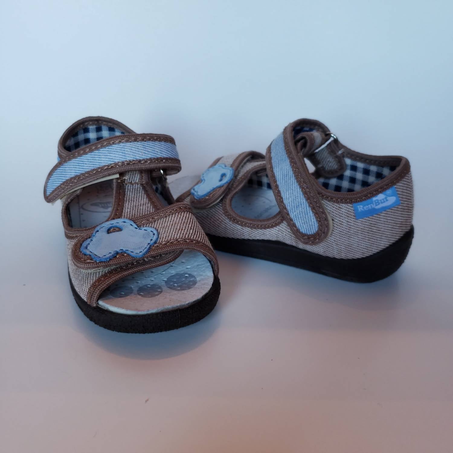 Renbut Shoes - Boy's Velcro 2-strap Sandal