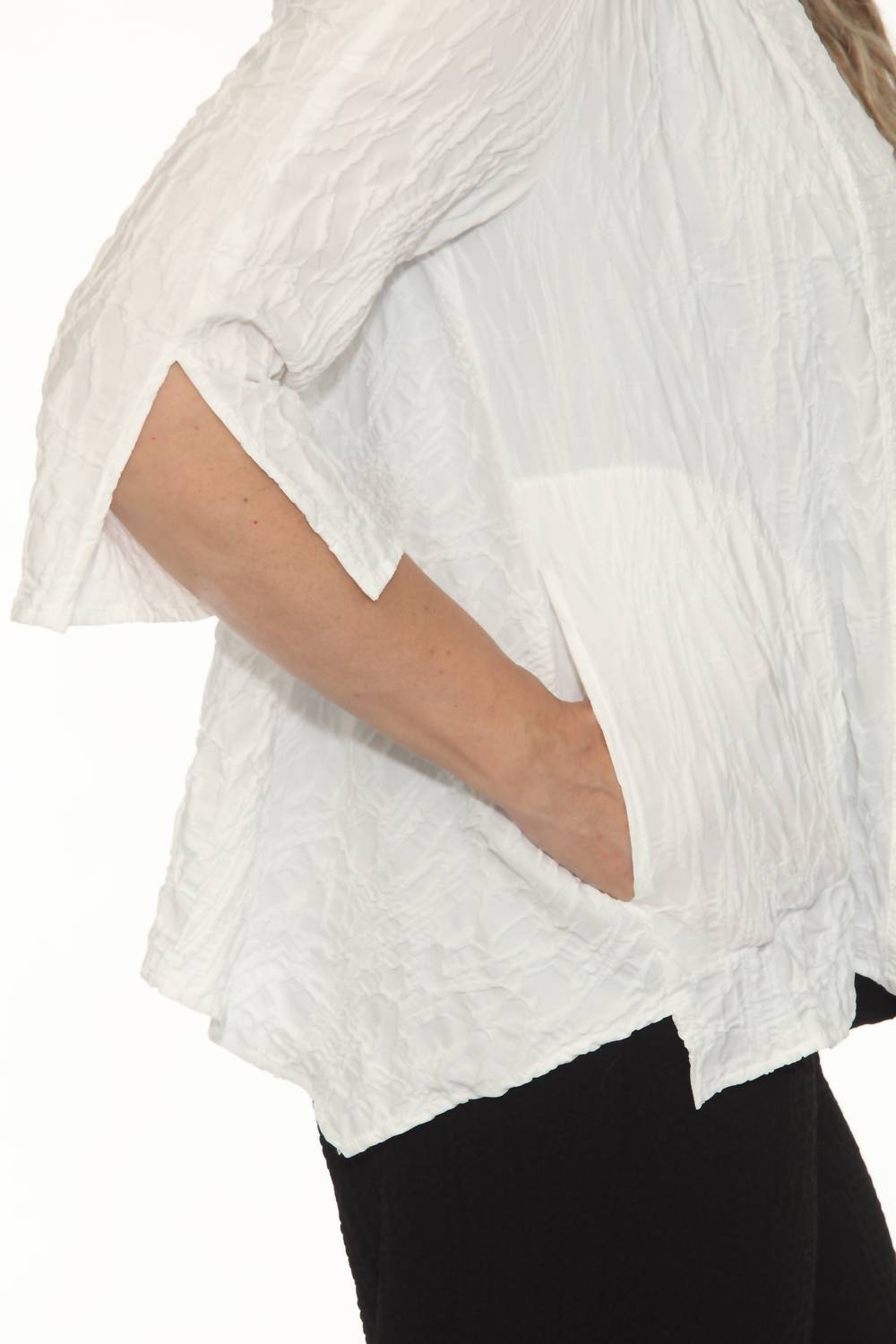 Joseph Ribkoff - Textured Open Front Cover Up