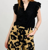 Ivy Jane - Eyelet Ruffled Top