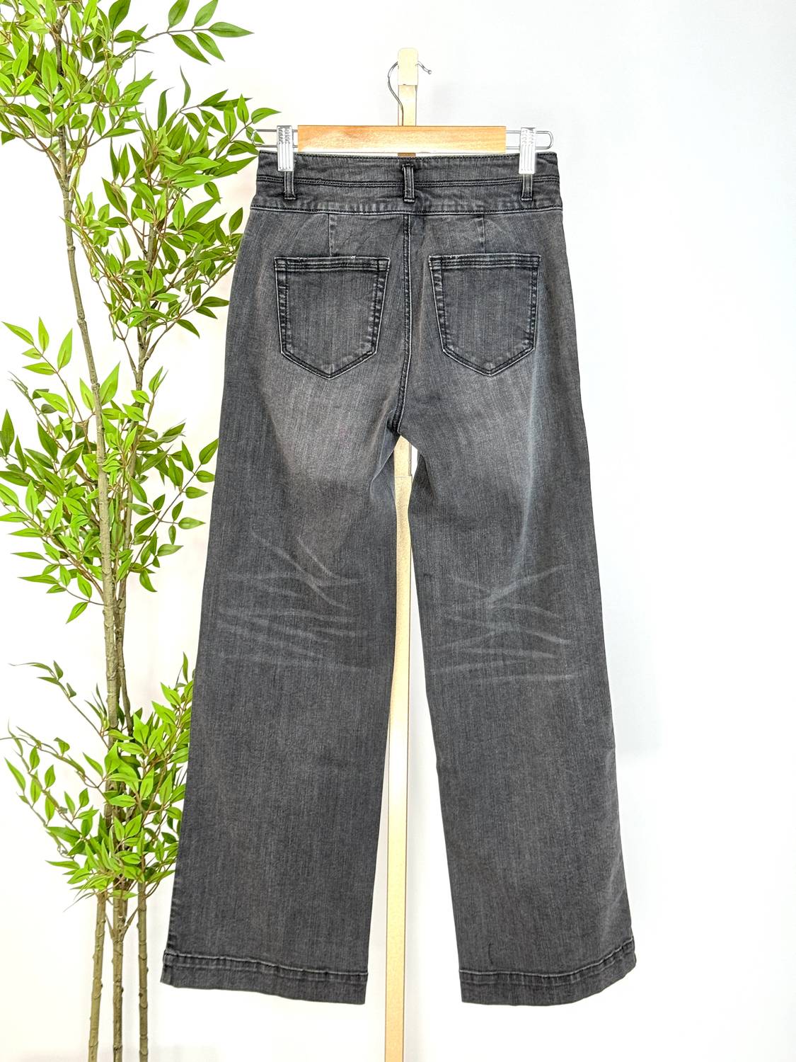 1822 Denim - Slim Wide Leg Jeans With Double Stacked Waistband