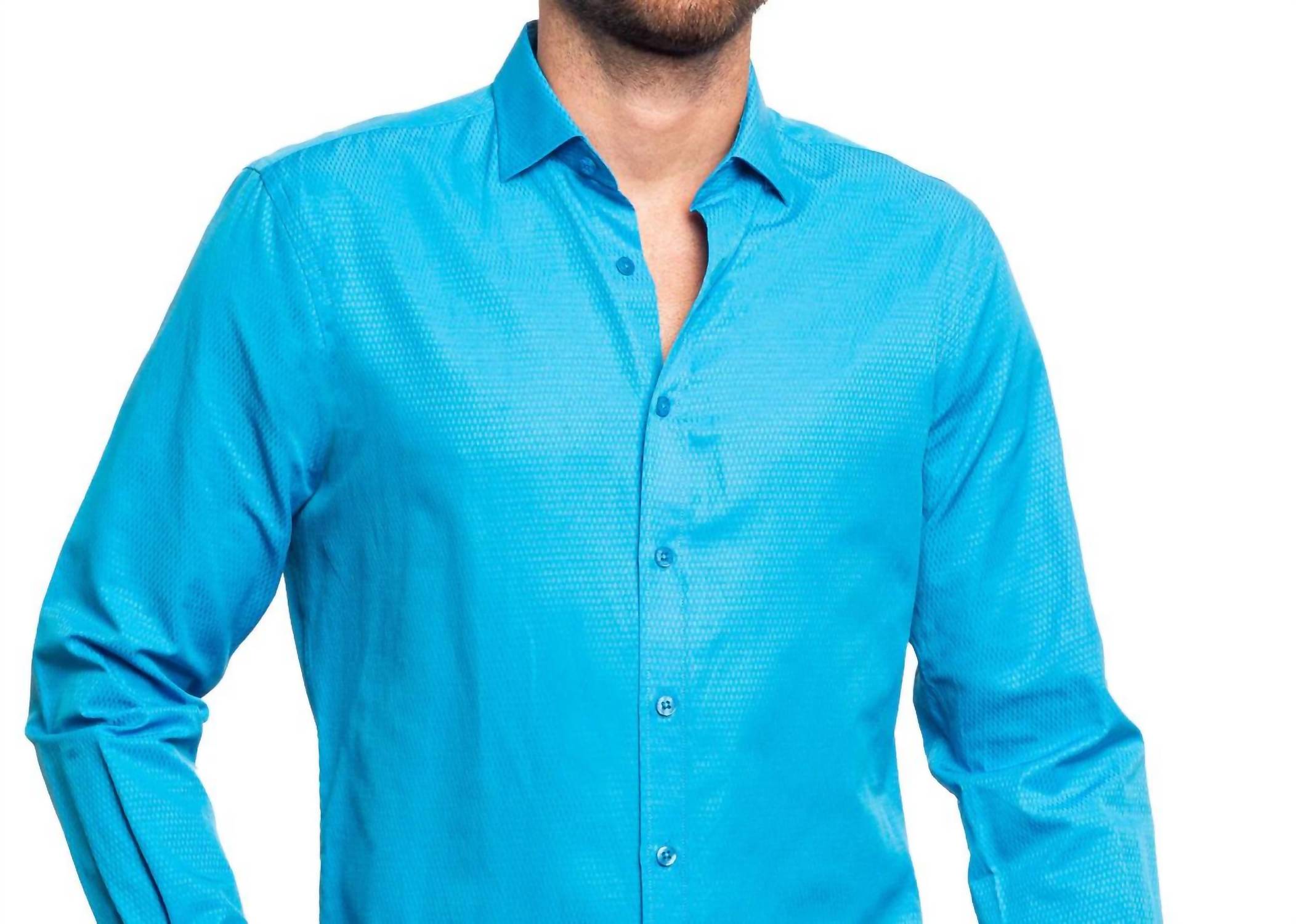Eight X - Men's Jacquard Button Down Shirt