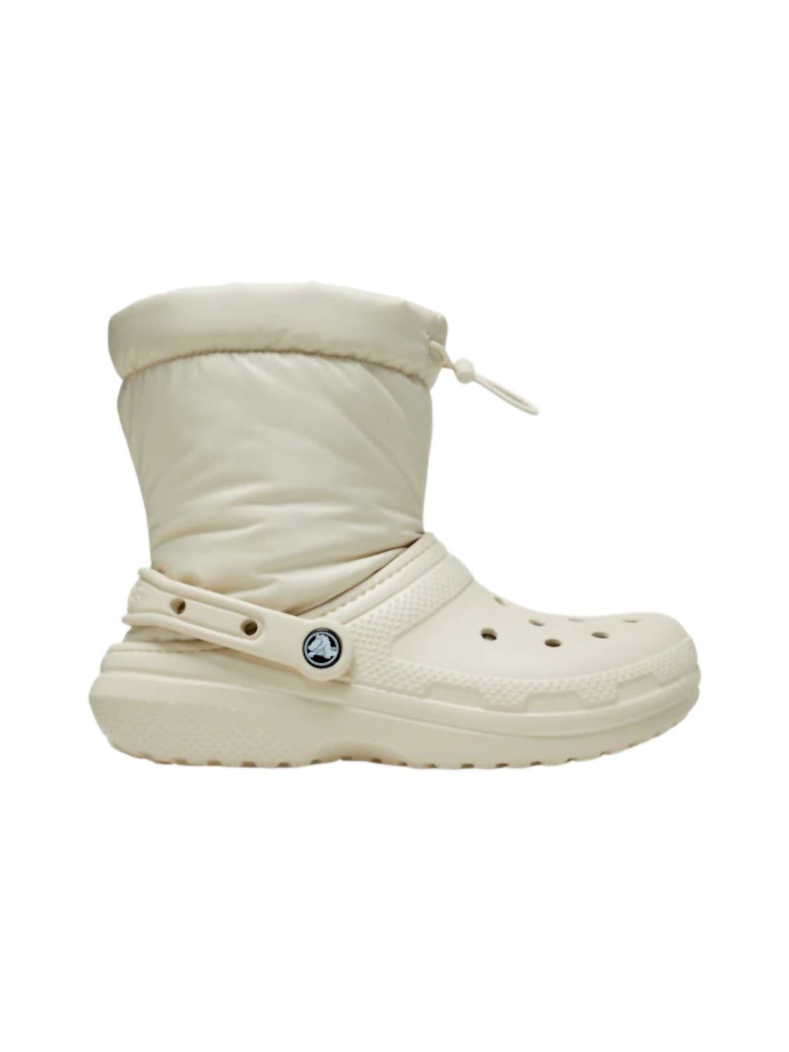 Crocs - Unisex Classic Lined Neo Puff Comfy Bungee Faux-fur Boot