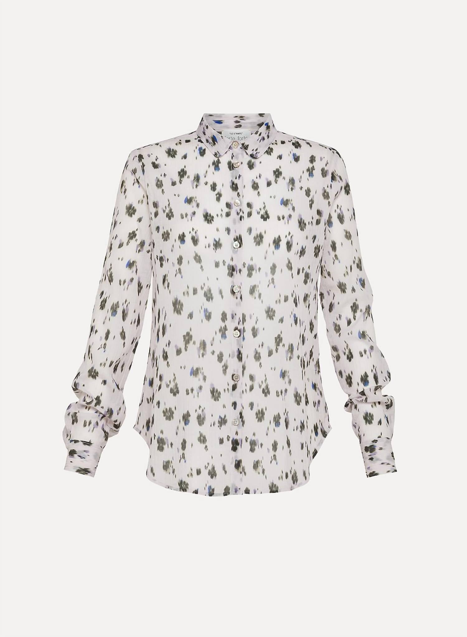Forte Forte - Ikat Print Silk Blend Button-down Blouse