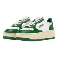 AUTRY Women’s Platform Sneakers in white green - women's sneaker